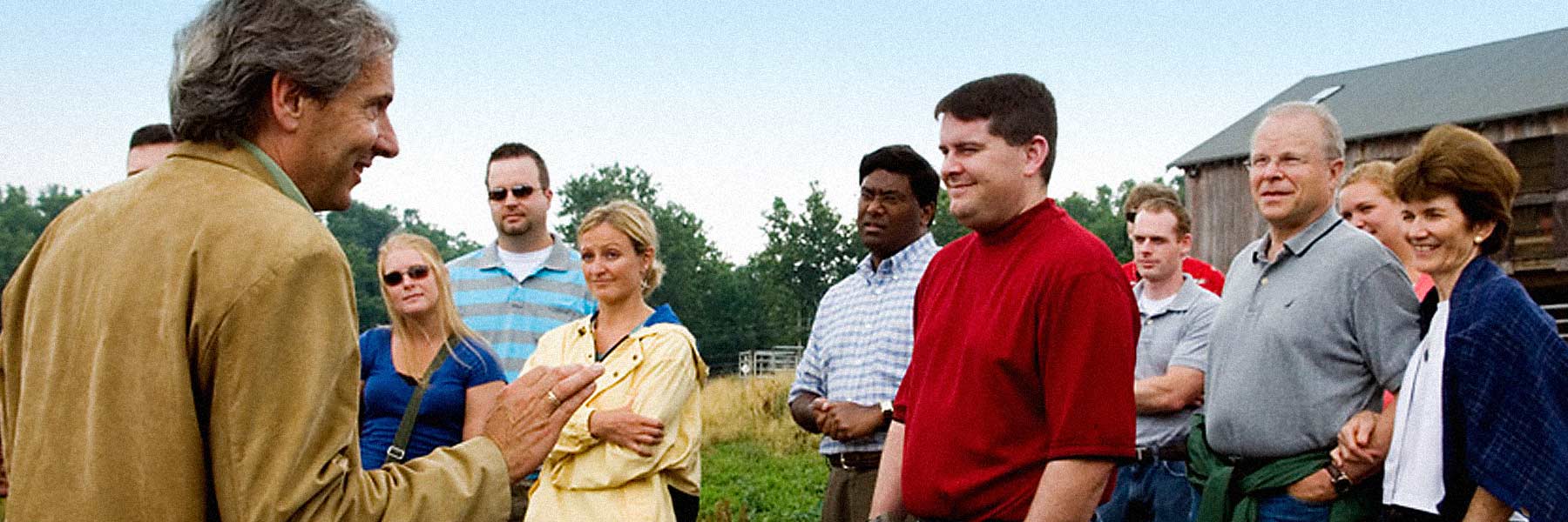 Tour of a dairy farm